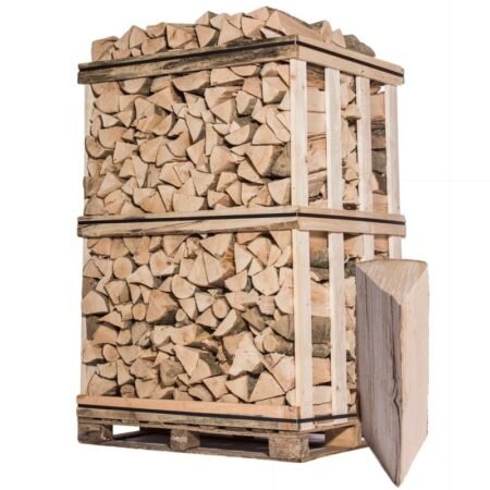 LEGNA DA ARDERE – 33 CM – MISTO DI LEGNI DURI – PALLET 2 M3 – 2,9 STERI